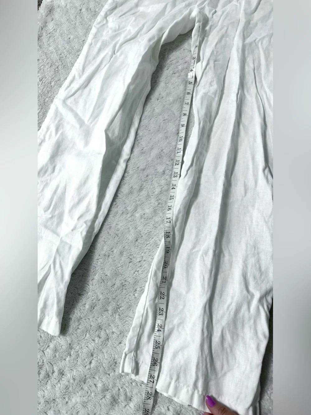Reformation white linen